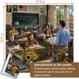 Vintage Classroom Time Jigsaw Puzzle 1000 Pieces