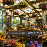 Floral Art Cottage Jigsaw Puzzle 1000 Pieces