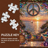 Glass Peace Jigsaw Puzzle 1000 Pieces
