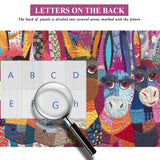 Fabric Donkey Jigsaw Puzzle 1000 Pieces
