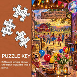 Barn Country Party Jigsaw Puzzle 1000 Pieces