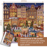 Xmas Market Jigsaw Puzzle 1000 Pieces