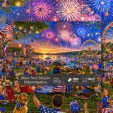 Stars And Stripes Extravaganza Jigsaw Puzzle 1000 Pieces