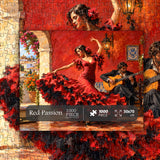 Red Passion Jigsaw Puzzle 1000 Pieces