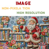 Santa's Bloomed Blessing Jigsaw Puzzle 1000 Pieces