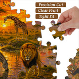 Serengeti Sunset Jigsaw Puzzle 1000 Pieces