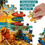 Beach Vibes Signs Jigsaw Puzzle 1000 Pieces