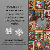 Christmas Fabric Collection Jigsaw Puzzle 1000 Pieces
