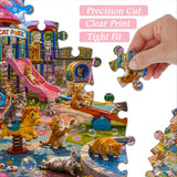 Cat Park Jigsaw Puzzle 1000 Pieces
