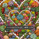Succulent Kaleidoscope Jigsaw Puzzle 1000 Pieces