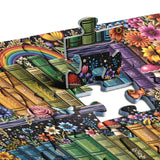 Botanical Bookshelf Jigsaw Puzzle 1000 Pieces