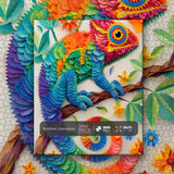Rainbow Chameleon Jigsaw Puzzle 1000 Pieces
