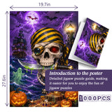 Skull Captain Jigsaw Puzzle 1000 Pieces
