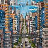 Fragmented Street Jigsaw Puzzle 1000 Pieces