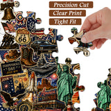 Vintage USA Collage Jigsaw Puzzle 1000 Pieces