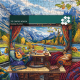 The Camping Window Jigsaw Puzzle 1000 Pieces