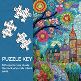 Blossom Town Jigsaw Puzzle 1000 Pieces