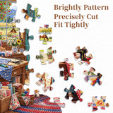 Country Quilt Cottage Jigsaw Puzzle 1000 Pieces