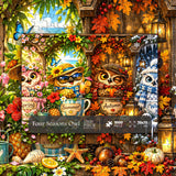 Four Seasons Owl Jigsaw Puzzle 1000 Pieces
