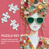 The Button Muse Jigsaw Puzzle 1000 Pieces