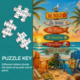 Beach Vibes Signs Jigsaw Puzzle 1000 Pieces