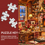 Cozy Christmas Cabin Jigsaw Puzzle 1000 Pieces