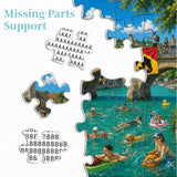 Floating the Aare Jigsaw Puzzle 1000 Pieces