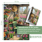 Gardener Flower Room Jigsaw Puzzle 1000 Pieces