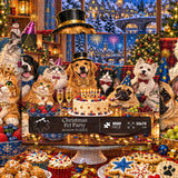 Christmas Pet Party Jigsaw Puzzle 1000 Pieces