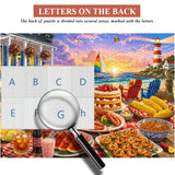 Sunset Seaside Feast Jigsaw Puzzle 1000 Pieces