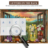 Faith Floral Window Jigsaw Puzzle 1000 Pieces