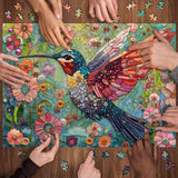 Flower & Hummingbird Jigsaw Puzzle 1000 Pieces