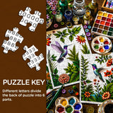 Springtime Hummingbird Palette Jigsaw Puzzle 1000 Pieces