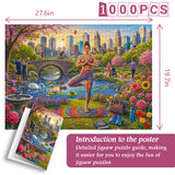 Urban Yoga Bliss Jigsaw Puzzle 1000 Pieces