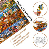 Four Seasons Bookshelf Jigsaw Puzzle 1000 Pieces