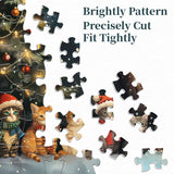 Winter Warm Cat Jigsaw Puzzle 1000 Pieces