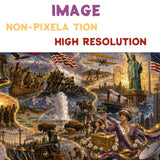 America 250 Jigsaw Puzzle 1000 Pieces