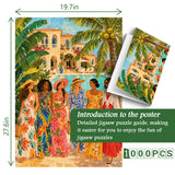 Girls' Tropical Holiday Jigsaw Puzzle 1000 Pieces