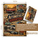 Route 66 Car Adventure Jigsaw Puzzle 1000 Pieces