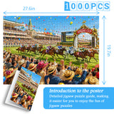 Horse Racing Extravaganza Jigsaw Puzzle 1000 Pieces