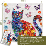 Button Cat Jigsaw Puzzle 1000 Pieces