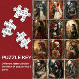 Skull Bride Collection Jigsaw Puzzle 1000 Pieces