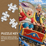 Rollercoaster Elders Jigsaw Puzzle 1000 Pieces