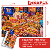 Video Game Food Feast Jigsaw Puzzle 1000 Pieces