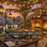 Cat Garden Retreat Jigsaw Puzzle 1000 Pieces