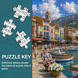 Flower Harbour Street Jigsaw Puzzle 1000 Pieces