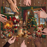 Christmas House Advent Calendar Jigsaw Puzzle  1000 Pieces