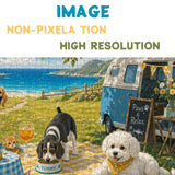 Seaside Paws Picnic Jigsaw Puzzle 1000 Pieces