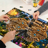 Rainforest Leopard Jigsaw Puzzle 1000 Pieces