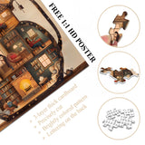 Jigsaw -Puzzle -Teekannenbibliothek 1000 Teile